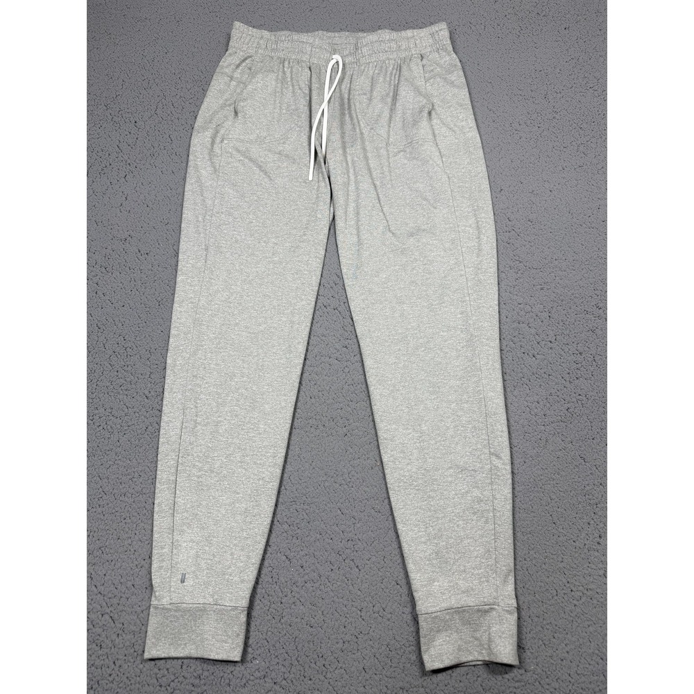 NOBULL Pants Womens Medium Gray Jersey Joggers Sweatpants Elastic Waist Stretch